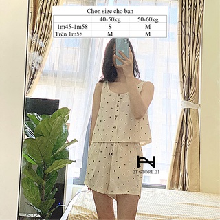 Bộ Đồ Ngủ Mặc Nhà Dễ Thương (Vải mát)