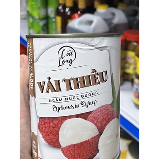 Vải Thiều Ngâm Nước Đường Cát Long 565GR