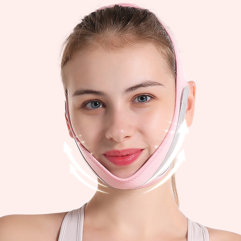 Đai đeo mát xa mặt Junlaikang làm thon gọn nâng khuôn mặt chống nếp nhăn giảm cằm chẻ