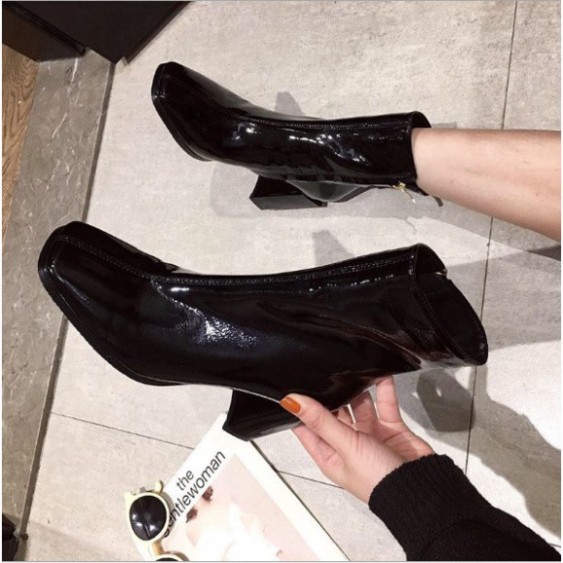 Boots da bóng cao 7cm lên dáng cực xinh G040