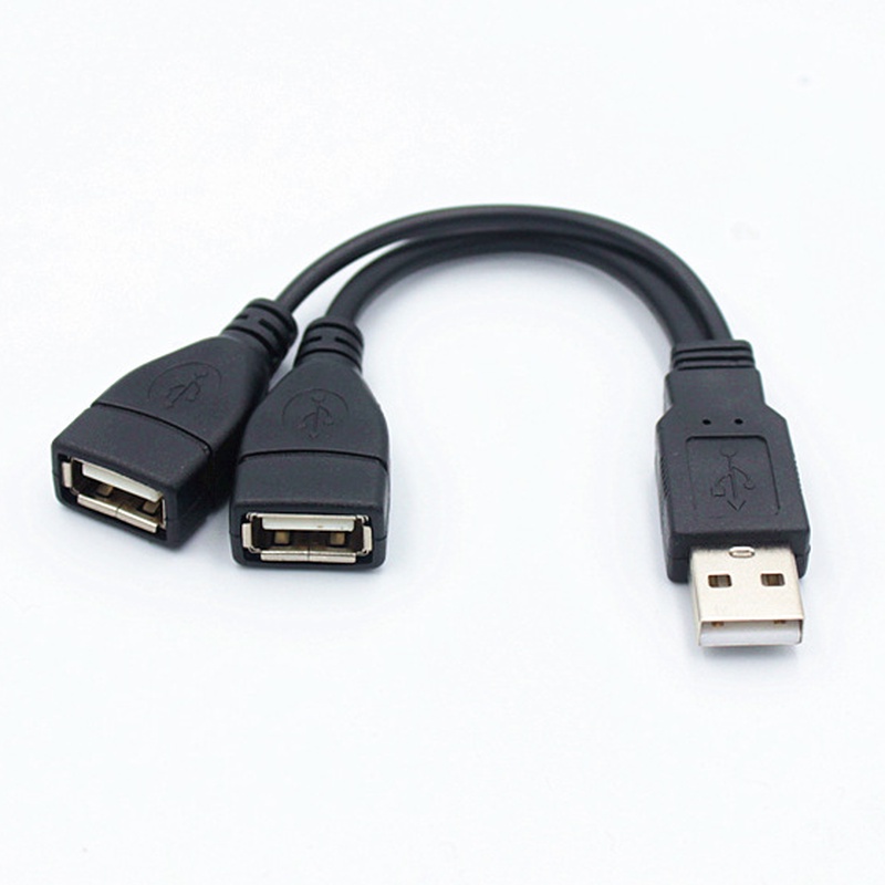 Cáp ChuyểN ĐổI Mở RộNg HìNh Chữ Y 1 ĐầU CắM Sang 2 Lỗ CắM USB 2.0 15cm