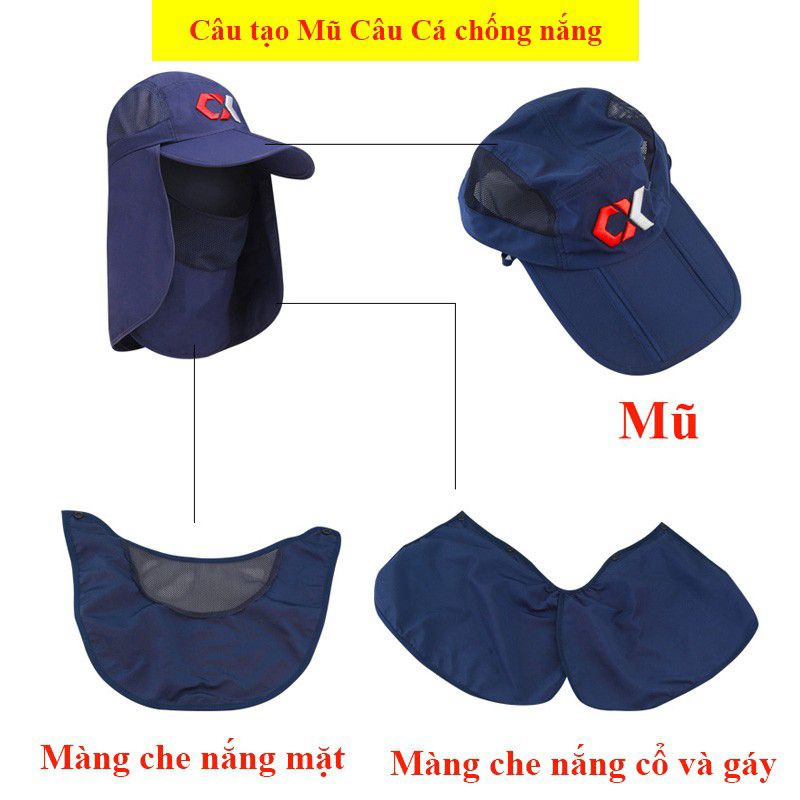 Mũ Câu Cá Chống Nắng Chixuân