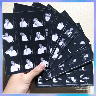 (Kstuffind) Bộ Thẻ Ảnh Ba Sọc Hình Thành Viên Nhóm Nhạc BTS Giá Rẻ