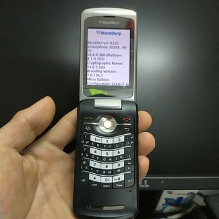 Điện thoại nắp gập BlackBerry Pearl Flip 8220