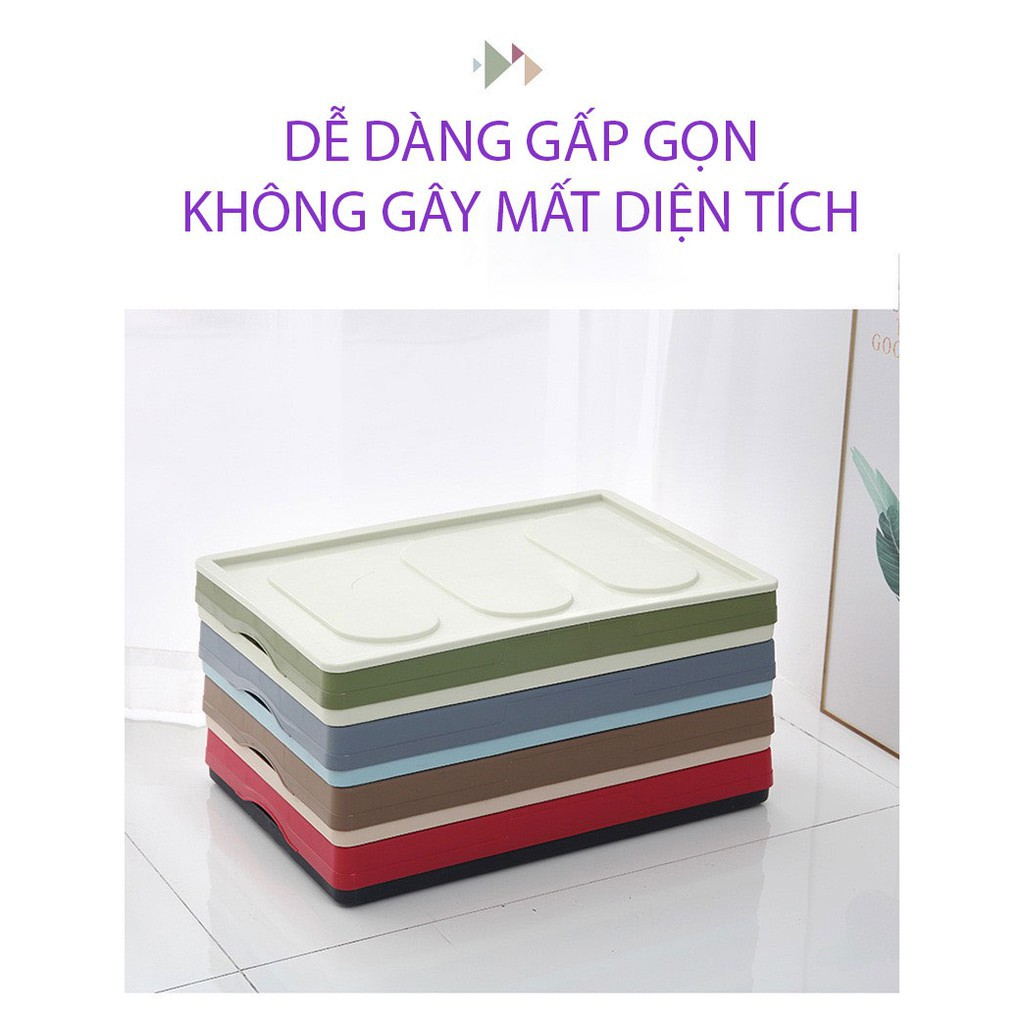Thùng Đựng Đồ Ô Tô - Thùng Đựng Đồ Gấp Gọn Đa Năng Dùng Cho Ô Tô Và Gia Đình, Dung tích 33L và 55L