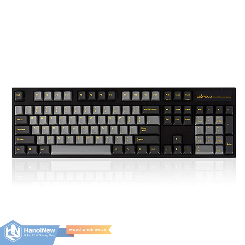 Bàn Phím Cơ Leopold FC900R PD Ash Yellow