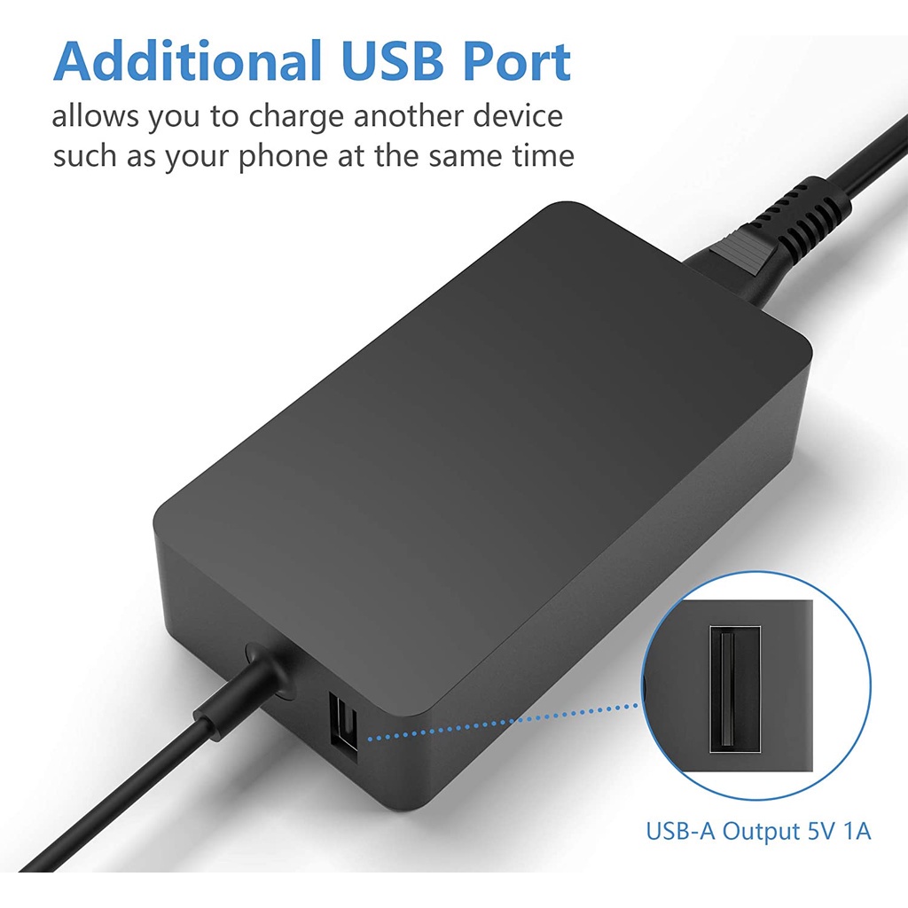 Bộ Sạc 36 / 44 / 65W Cho Bề Mặt Sách Microsoft Surface Pro 8 Pro 3 / 4 / 5 / 6