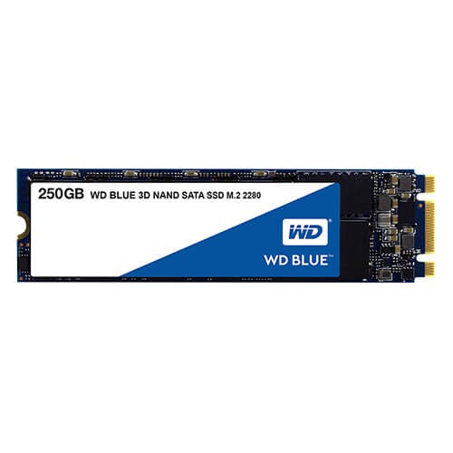 Ổ cứng SSD 250GB Western WDS250G2B0B M2-2280 (Blue)