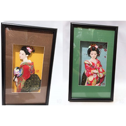 Tranh cô gái kimono 33x20cm