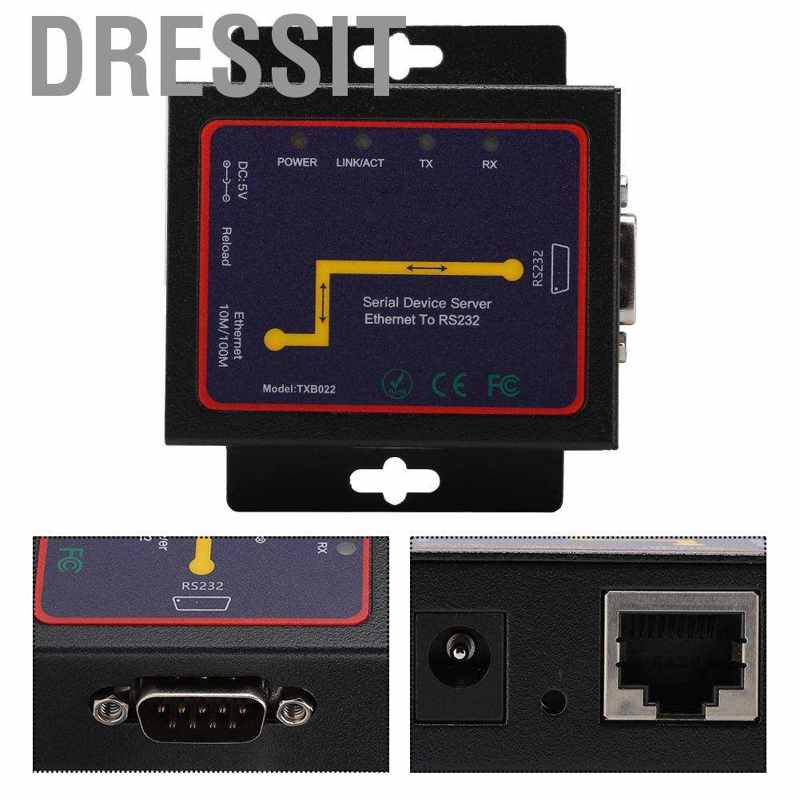 Linh Kiện Chuyển Đổi Rj45 Sang Rs232 Plug-In Rs-232 / 485 / 422 Tcp / Ip 100-240v