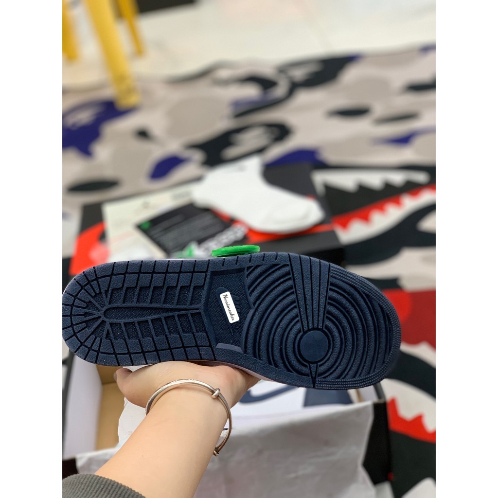 (Full Box) Giày JD Gót Xanh Than Cá Sấu