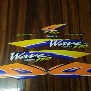 Bộ tem Wave Thái đời 99 màu đen 3 lớp