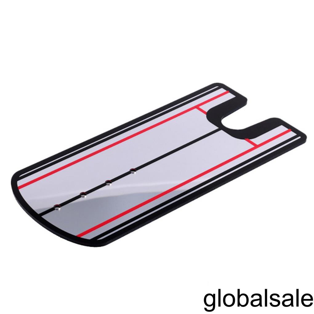 [Global] Golf Putting Mirror Alignment Training Aid Swing Trainer Golf Swing Straight Practice Eye Line Accessories