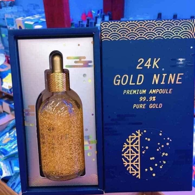Serum vàng 24k GOLD NINE CHỐNG LÃO HOÁ , TÁI TẠO và LÀM TRẮNG MỊN , SĂN CHẮC DA
