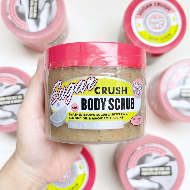 Tẩy da chết toàn thân Soap &amp; Glory hũ 300ml