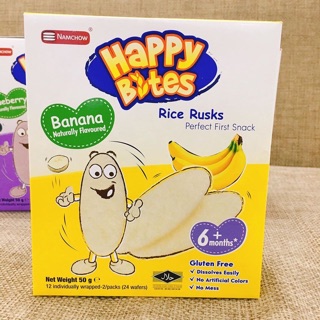 { hàng sẵn } Bánh gạo ăn dặm HAPPY BITES