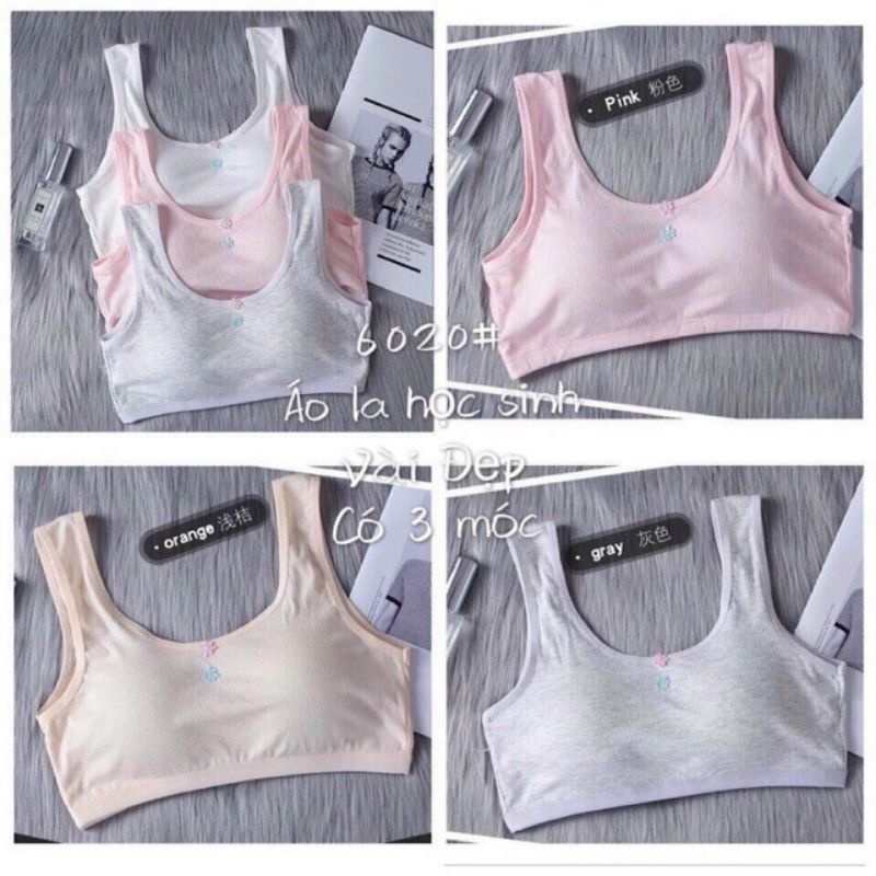 Áo lá học sinh móc cài 6020