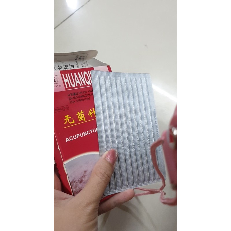 Kim Châm Cứu 1 Vỉ 10 Cây DCPX, Chuyên Dùng Trong Phun Xăm Thẩm Mỹ