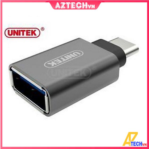 Đầu chuyển USB type-C sang USB 3.0 đầu âm (USB-C OTG) UNITEK Y-A025CGY