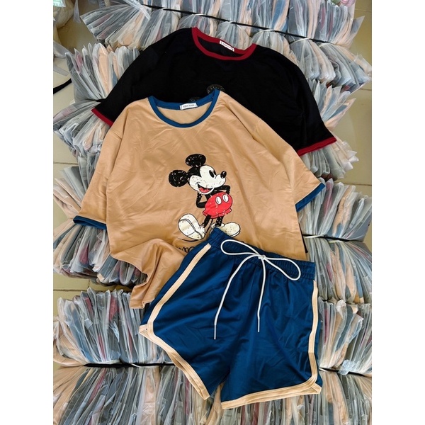 Set micky dễ thương sỉu luôn ạ tay lở nha khách_ Hình thật 100%