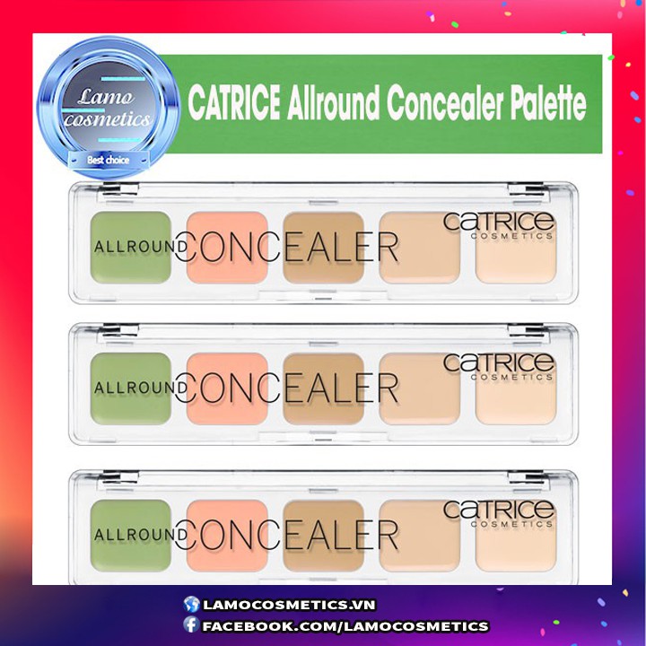 Bảng Che Khuyết Điểm 5 Ô CATRICE Allround Concealer Palette Chính Hãng 100%