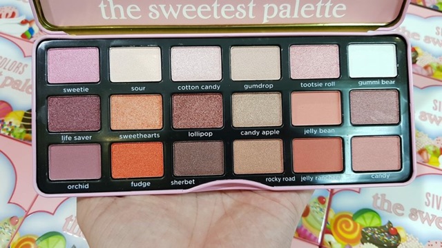 Bảng Màu Mắt 18 ô SIVANNA COLORS The Sweetest & Chocolate Palette