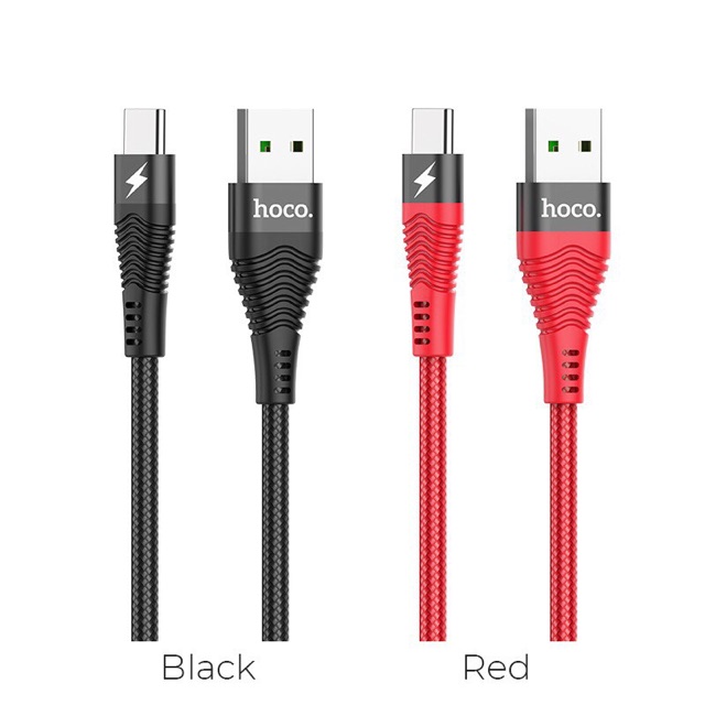 Dây cáp sạc nhanh Android Micro usb | Type-c hỗ trợ nguồn 5A  U53 chính hãng hoco.