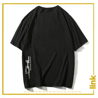 Áo thun chữ JDHL sau lưng phong cách mới unisex tay lỡ ( Đen, Trắng, Vàng )