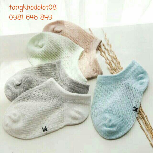 Set 5 đôi tất lưới cho bé
