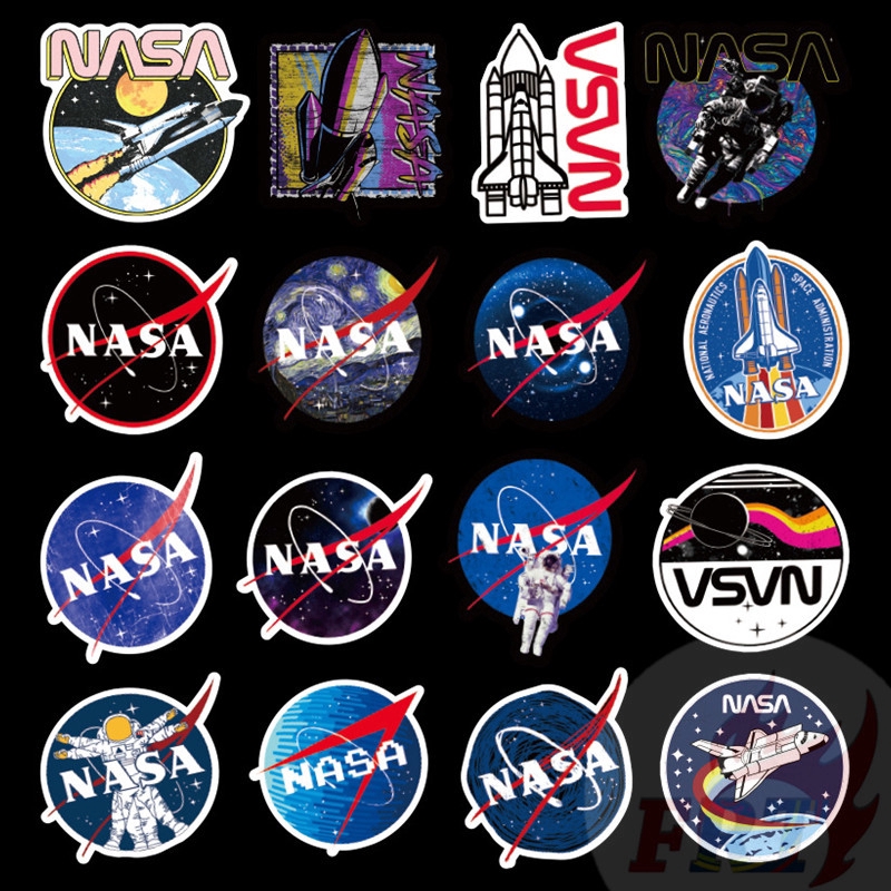 ❉ NASA - Series 03 Universe Exploration Stickers ❉ 50Pcs/Set DIY Fashion Luggage Laptop Skateboard Decals Doodle Stickers
