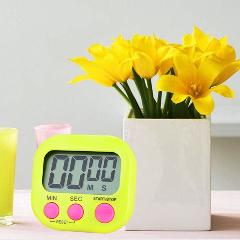 Kiss Đồng Hồ Hẹn Giờ Nấu Ăn Kỹ Thuật Số Đếm Ngược Lên Xuống Có Giá Đỡ / Lỗ Treo Cho Nhà Bếp