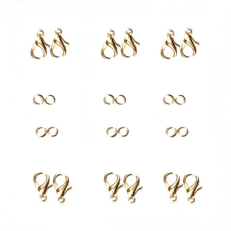 Móc Khóa Tôm Hùm Màu Vàng / Bạc Làm Trang Sức