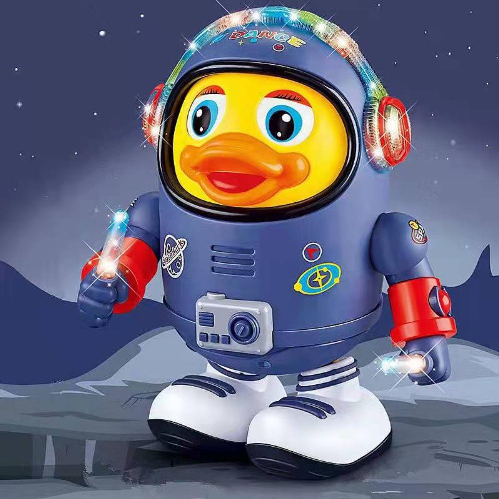 YIYU Đồ Chơi Robot Hình Chú Vịt Nhảy Múa Chạy Bằng Điện Phát Nhạc TYLER1