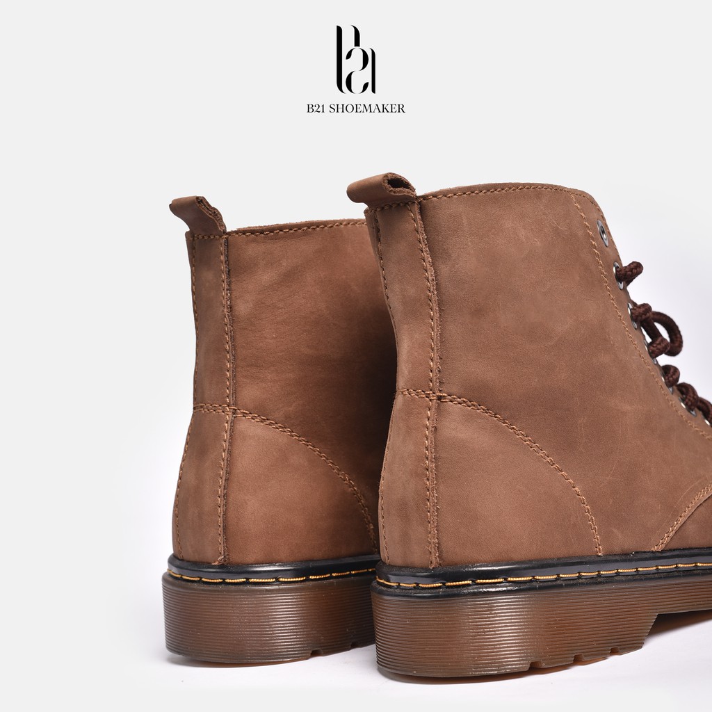 Giày Bốt Cổ Cao Da Bò Cao Cấp Đế Tăng Chiều Cao Giày Nam Công Sở Phong Cách Vintage Trẻ Trung Full Box - B21 Shoemaker | BigBuy360 - bigbuy360.vn