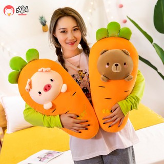Gối ôm cà rốt cho bé, Gối tựa lưng, trang trí phòng ngủ phòng khách