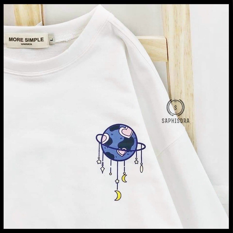 Áo Thun Dài Tay Sweater Nam Nữ Form Rộng Áo Thun Cổ Tròn Sweater Tay Dài Nam Nữ Unisex - Saphisdra | BigBuy360 - bigbuy360.vn