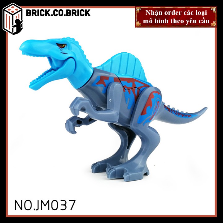 Đồ chơi lắp ráp mô hìnhkhủng long dinosaur jurassic world động vật báo cá mập JM035 JM037 JM038