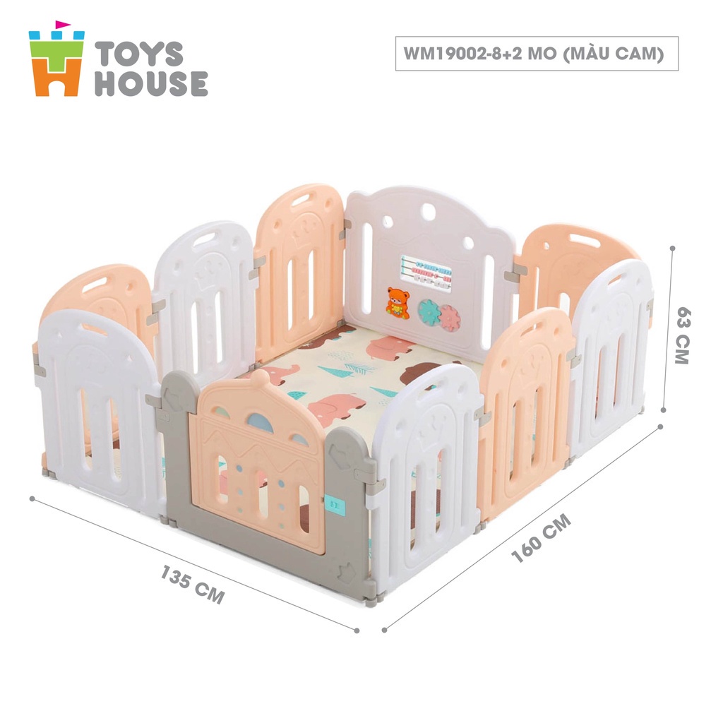 Quây cũi, nhà banh cho bé nhựa nguyên hình, hình ốc sên Toys House WM19005 - hàng chính hãng