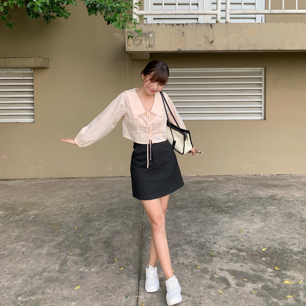 Chân Váy Chữ A OLARI Có May Túi Nổi - OL34 - Eris Skirt