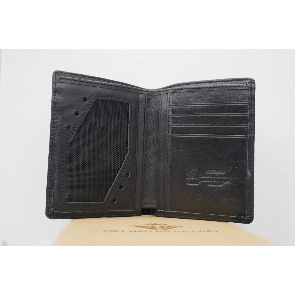 Ví Nam, Bóp Nam Da Bò Chuẩn Logo Rồng Lửa Cực Đẹp