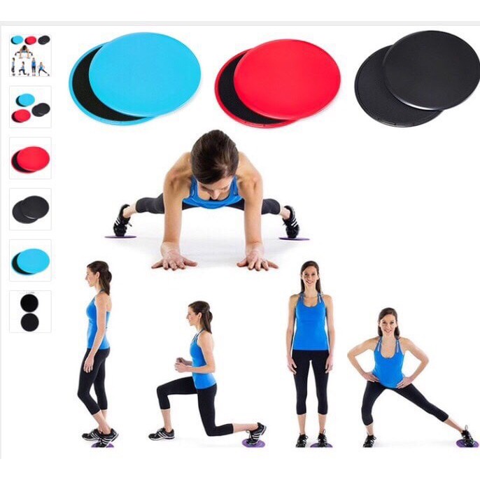 Đĩa trượt tập yoga Gliding Disc cực trơn, dụng cụ tập yoga tiện lợi tại nhà cực hiệu quả