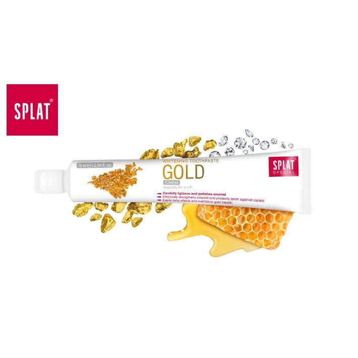 Kem Đánh Răng Bột Vàng Cao Cấp Splat Gold Special Series 75ml