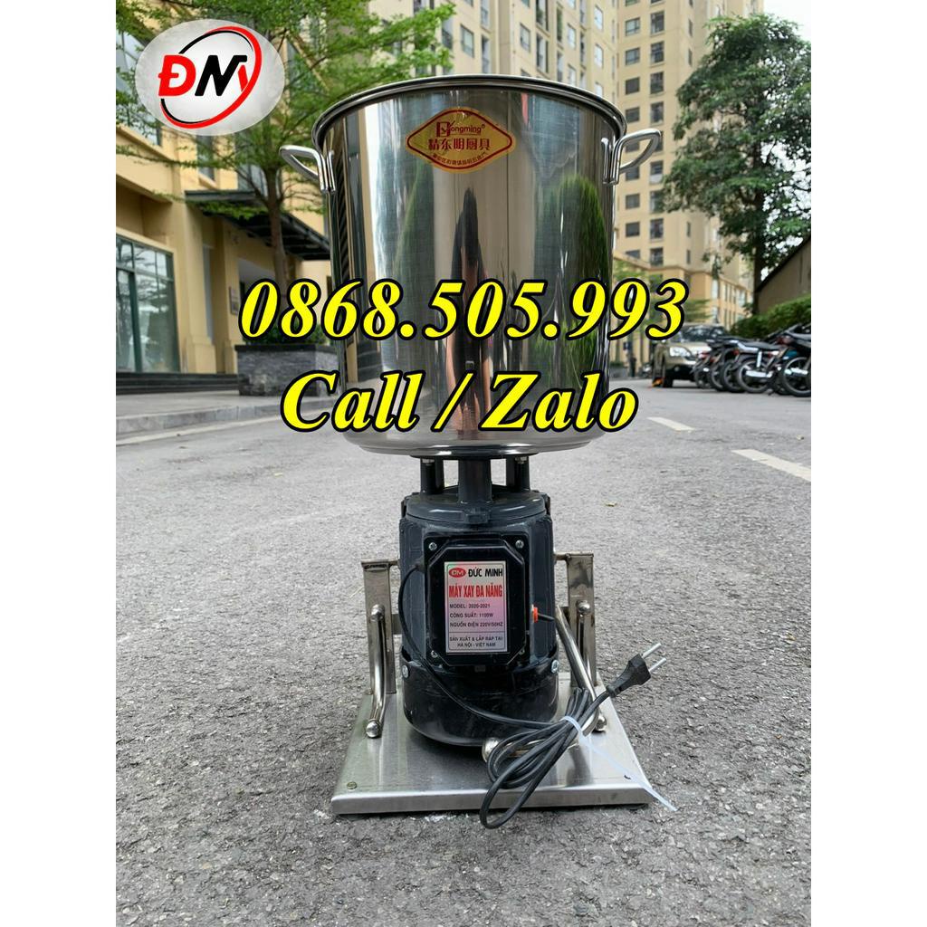 Máy xay rau má, làm sa tế, xay các loại rau củ, đánh chà bông , đường kính nồi 25cm, mô tơ công suất 1100w, nồi cao 25cm