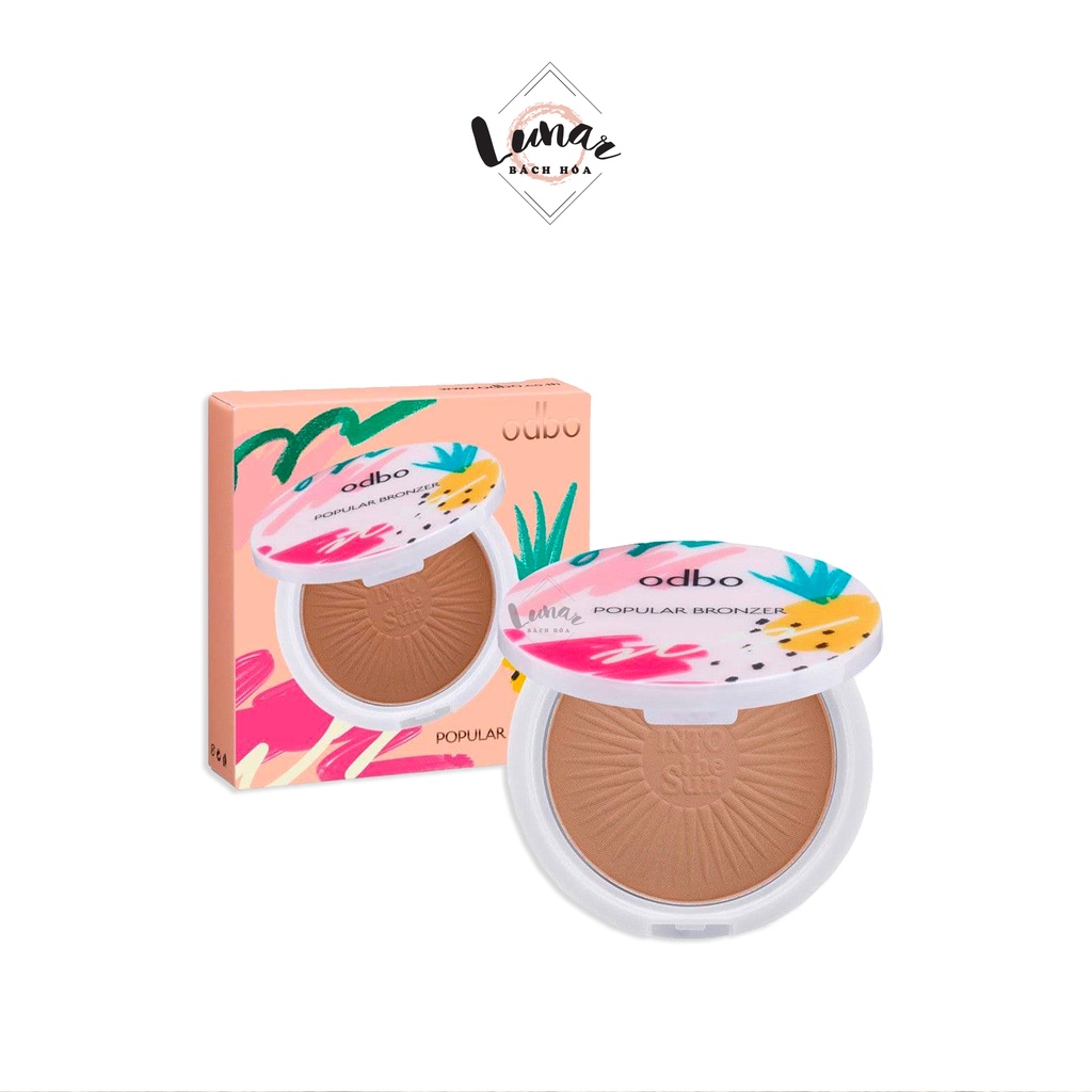 Phấn Tạo Khối Mịn Lì Tông Caramel Odbo Popular Bronzer Od119 No.02