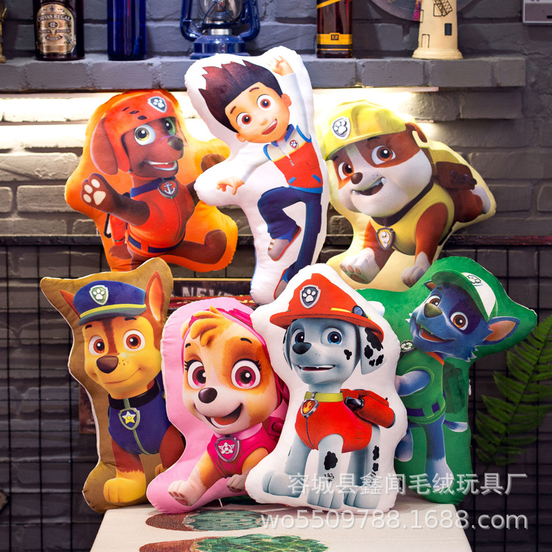 Gối Nhồi Bông In Hình Nhân Vật Hoạt Hình Paw Patrol