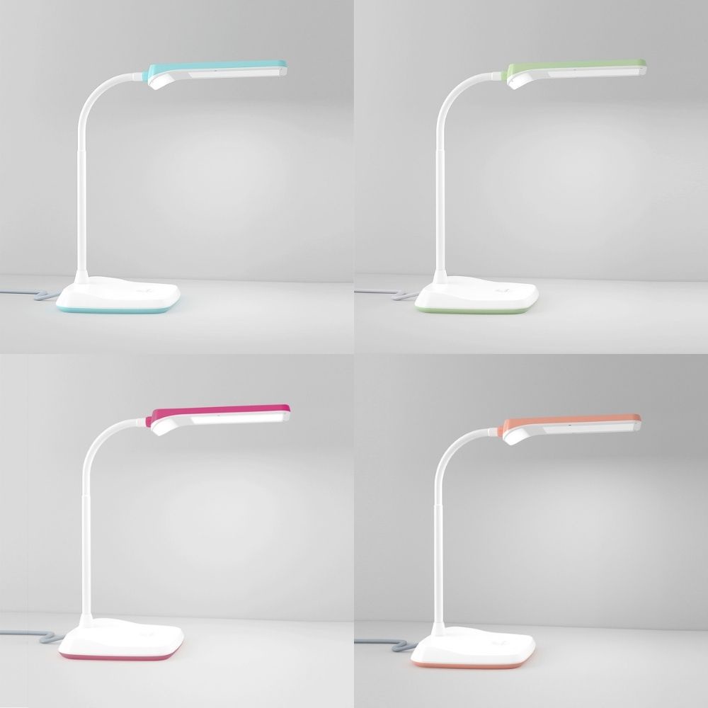Đèn Bàn Chống Cận Cảm Ứng Rạng Đông RL 36 Công suất 6W 4 màu hiển thị ánh sáng 3 cường độ sáng có ánh sáng trắng và vàng