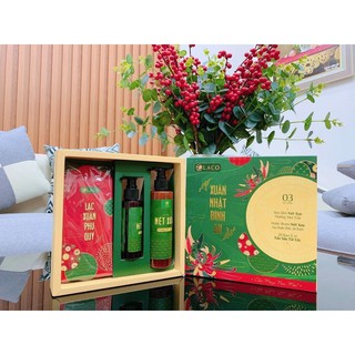 [TẾT SALE] Set Quà Tết Laco ⚡ Xuân nhật bình an ⚡ Nước mùi già lau bàn thờ + Sữa tắm mùi già + Lì xì năm mới