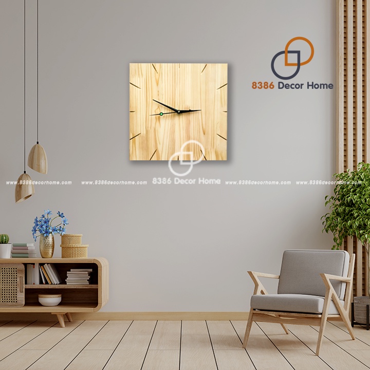 [GIÁ TẠI XƯỞNG] Đồng hồ treo tường gỗ kim trôi hiện đại sang trọng handmade decor vintage độc lạ thiết kế tối giản