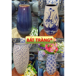 LỌ GỐM CẮM HOA PHONG CÁCH DÁNG TRỤ ỐNG