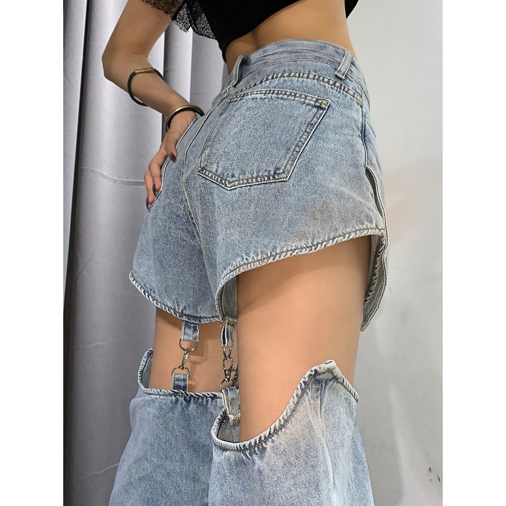<XS-XL>QUẦN JEANS ULZZANG ỐNG RỘNG NỐI ỐNG SIÊU XỊN XÒ - ORDER 10 NGÀY bm08 | BigBuy360 - bigbuy360.vn